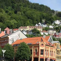 Blick vom Berg Floyen