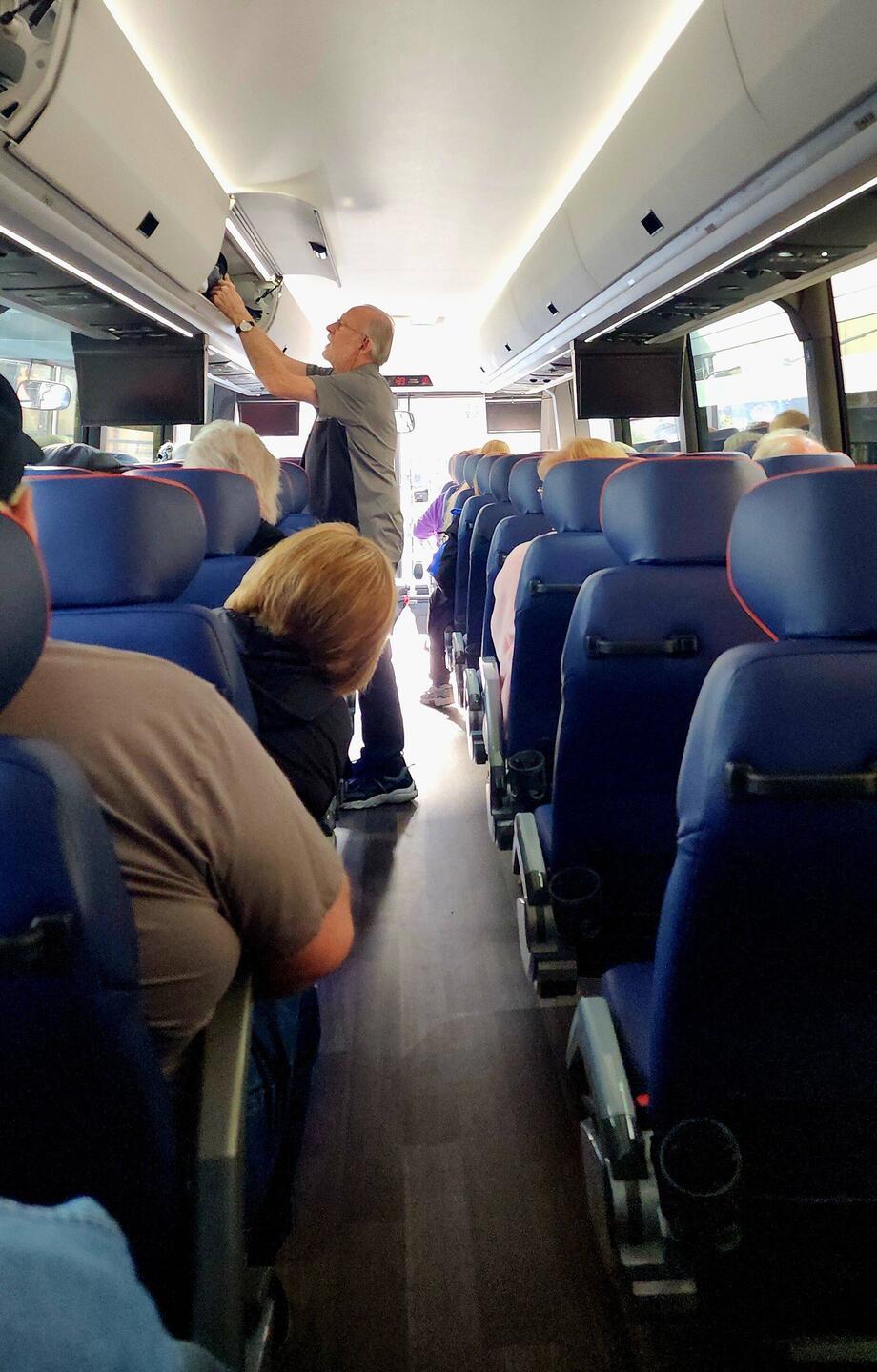 Taking the coach to Union Station