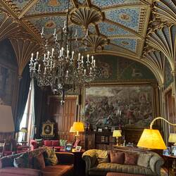 Impressive room designed by Pugin another Arts and Crafts architect