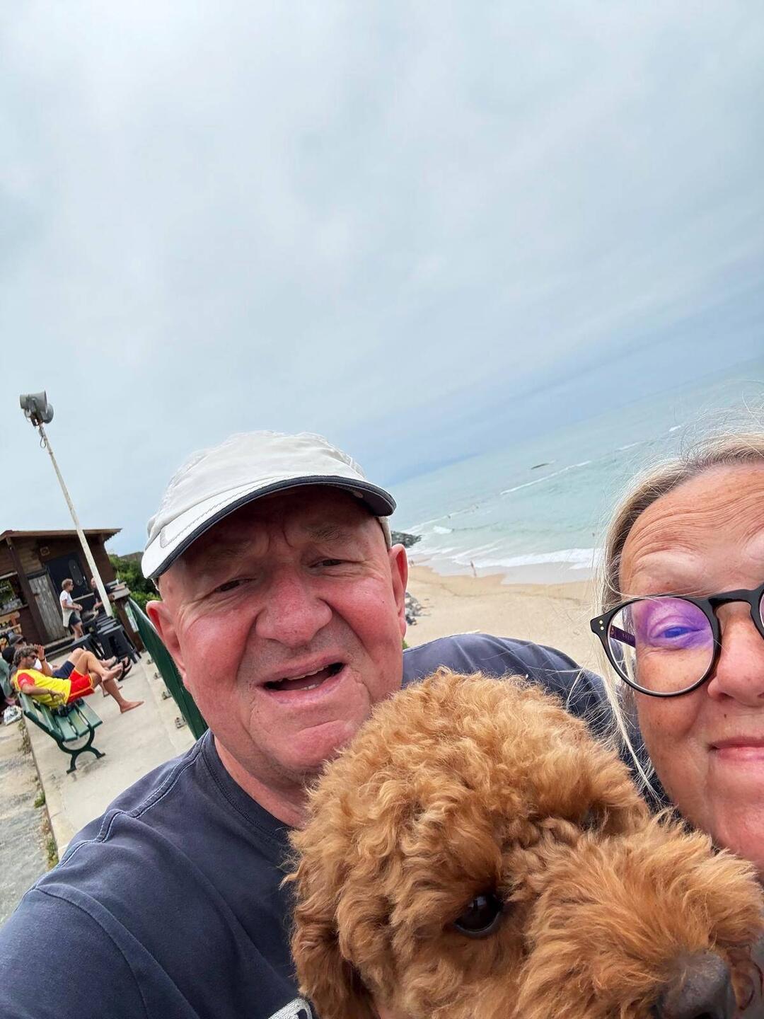 Erstes Foto am Atlantik
