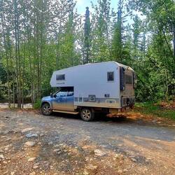 Stellplatz beim Wolf Creek