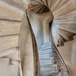 Doppelwendeltreppe - sehr cool!