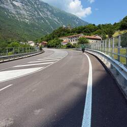 Es ging wieder viel auf Hauptstraßen entlang.