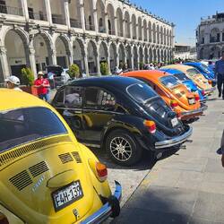 VW Treffen am Markt in Arequipa.