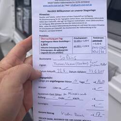 Fairer Preis für einen guten Liegeplatz, danke Yacht Club Löf