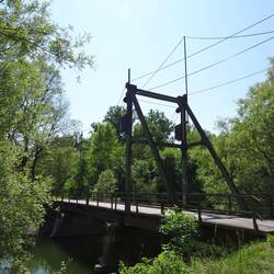 Zugbrücke über den Pfinzentlastungskanal