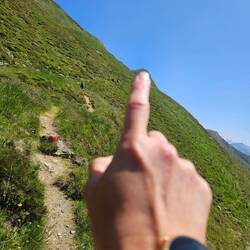Dar Aufstieg zum Kreuzjoch als besondere Highlight für uns