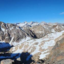 View from top of Glenn pass