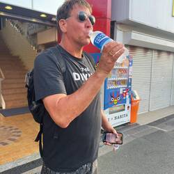 Our first order of the day was to find Pocari Sweat at a convenience store.