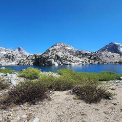 Beautiful view at Evolution lake