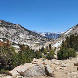 Top of Silver pass - approach side