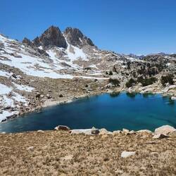 Top of Silver pass - decent side