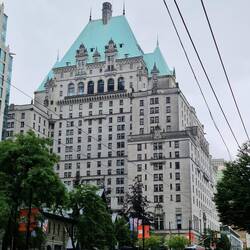 The Fairmont, known locally as the Vancouver hotel and as the Castle in the city