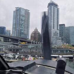 View from passenger seat