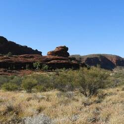 On the way to Palm Valley