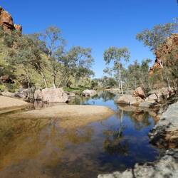 Simpson's Gap looking the other way