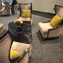 The Malaysia Airlines Platinum Lounge.