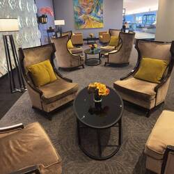 The Malaysia Airlines Platinum Lounge.
