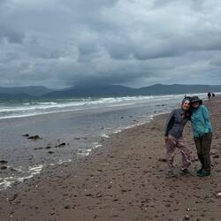 That's Dingle Peninsula in the background
