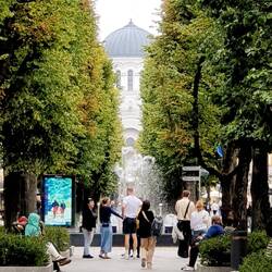 Flaniermeile von Kaunas