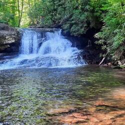 Water was too chilly for a swim.