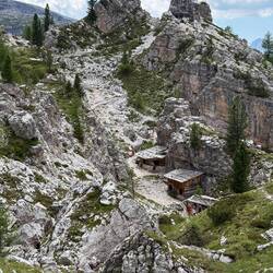 Restorations of military fortifications on Cinque Torri
