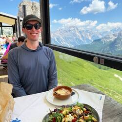 Lunch with a view on Cinque Torri