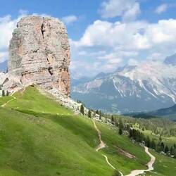 Video view of the plateau on Cinque Torri