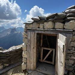 An entrance to the tunnel system