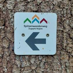 Eine Etappe auf dem Spitzenwanderweg.