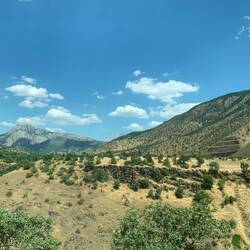 Berge in Sicht