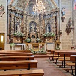 Mass in the local church...Lisa n I nearly doubled the congregation...& brought the average age down