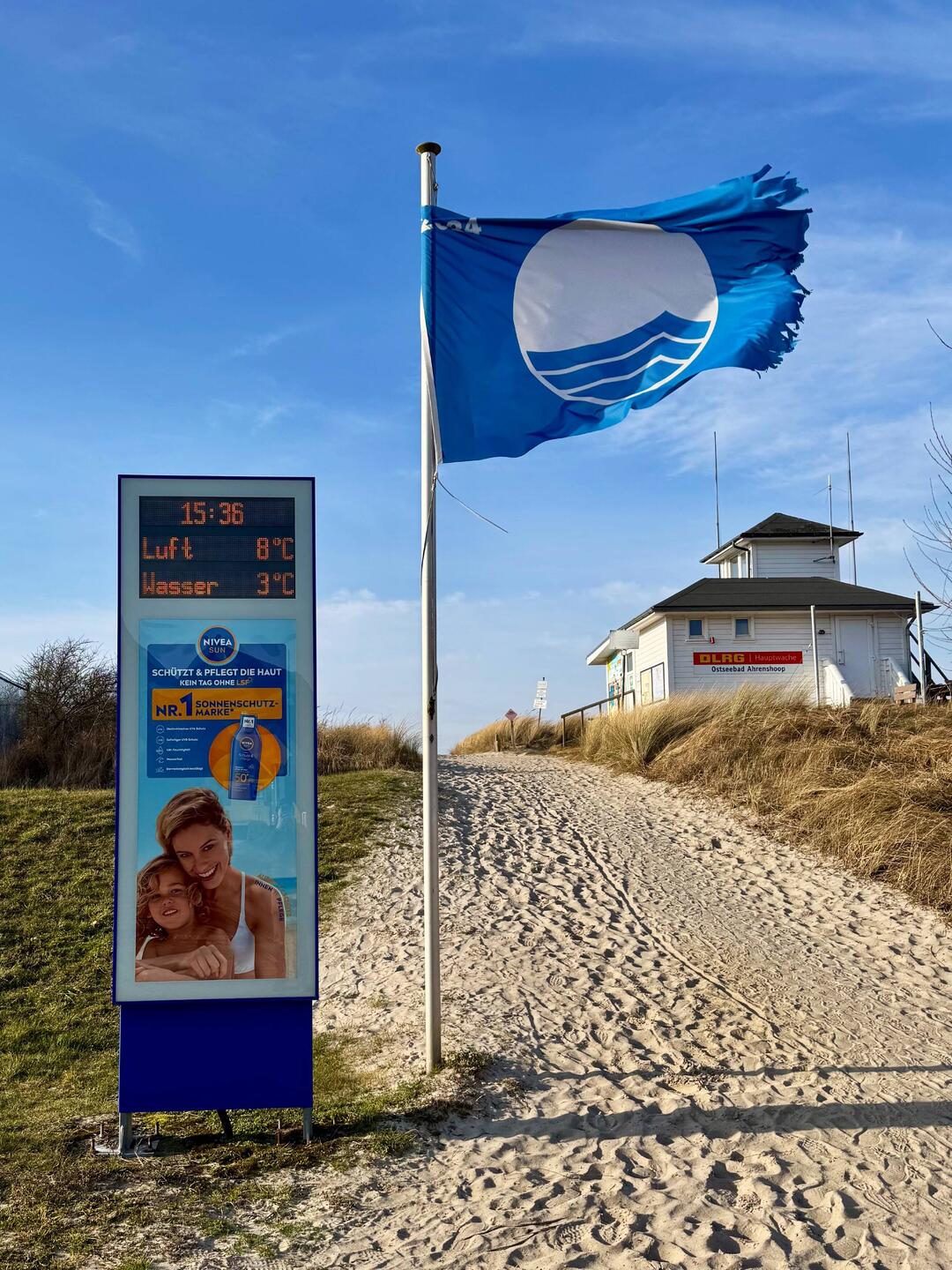 Das Wasser hat 3Grad 🥶