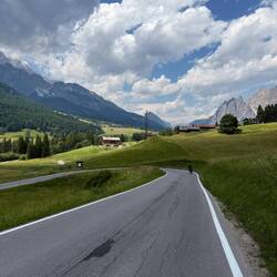 Drei Kilometer vor dem Campingplatz.