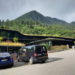 Prinz Rudolf - mega Hotel und wir stehen direkt dahinter