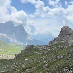 Video of the view from Croda Da Lago's other side