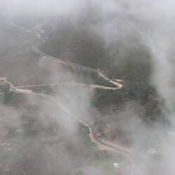 ...die Straße zur Tafelberg Talstation ist kaum mehr zu sehen