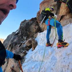 C-Stelle am Einstieg zum Mitterkar Klettersteig