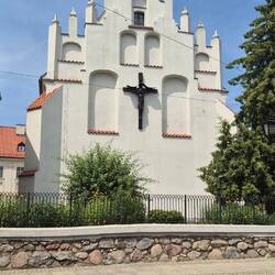 Heilgeistkirche. Während der Schwedenkriege und 1945 zerstört. 1956-1959 wieder aufgebaut.