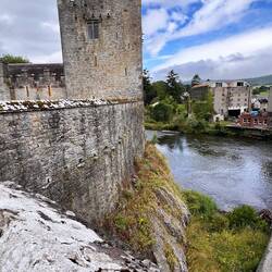Built on a rocky island on the River Suir.
