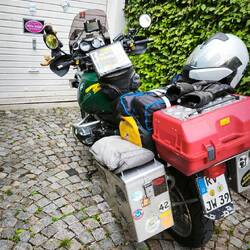 Jetzt steht sie wieder im bzw vor dem eigenen Stall