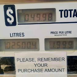 Immer noch teurer Diesel für Kanada. $1.99 = € 1.27