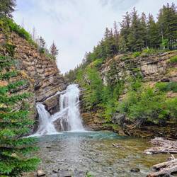 Cameron Wasserfall gleich beim Camp