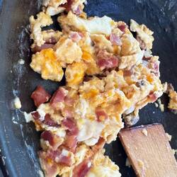 Mein Spezialrührei, morgens nichts anderes mehr 🫶❤️