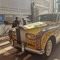 John Lennon' s Rolls Royce in the British Colombia Museum Foyer
