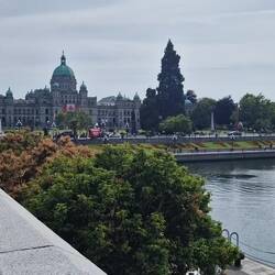 The centre of Victoria, Vancouver island