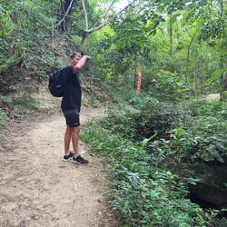 On the Monk's Trail.