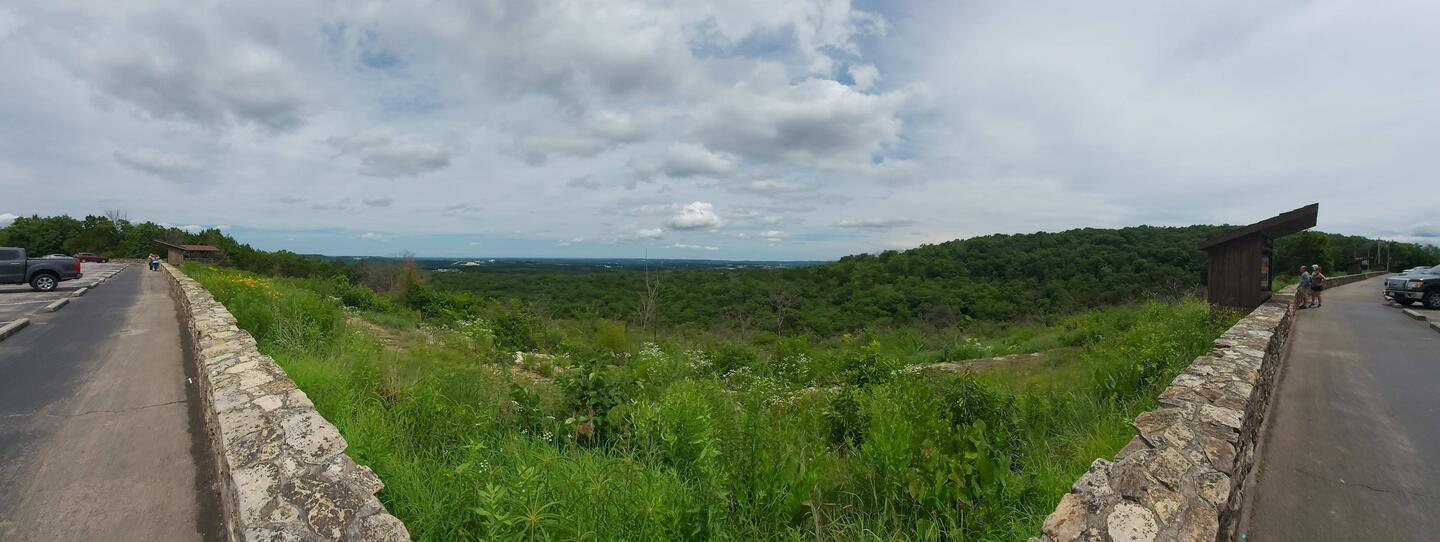 Blick über die Ozark Mountains.
