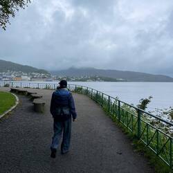 Blick vom Nordsenparken nach Laksevåg