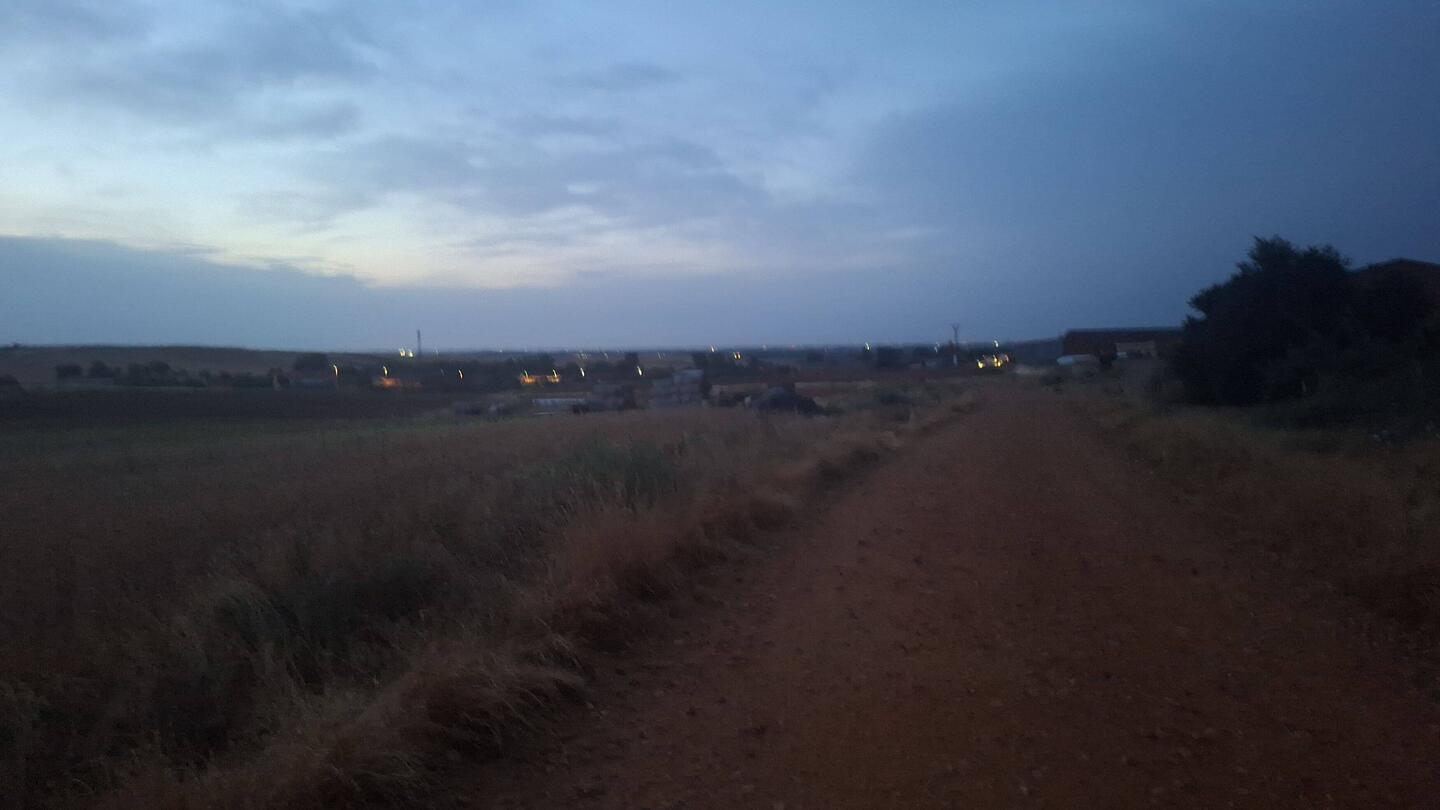 Left so early this morning the lights were still on!